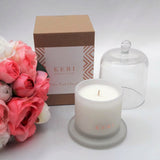 Scented cloche candle