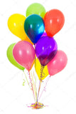 Balloon bunch helium